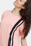 Zivame Lounge Knit Poly Lounge Top - Coral Cloud — thumbnail 5